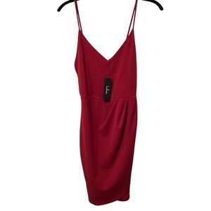 Lulu's Vibrant Red Mini Dress